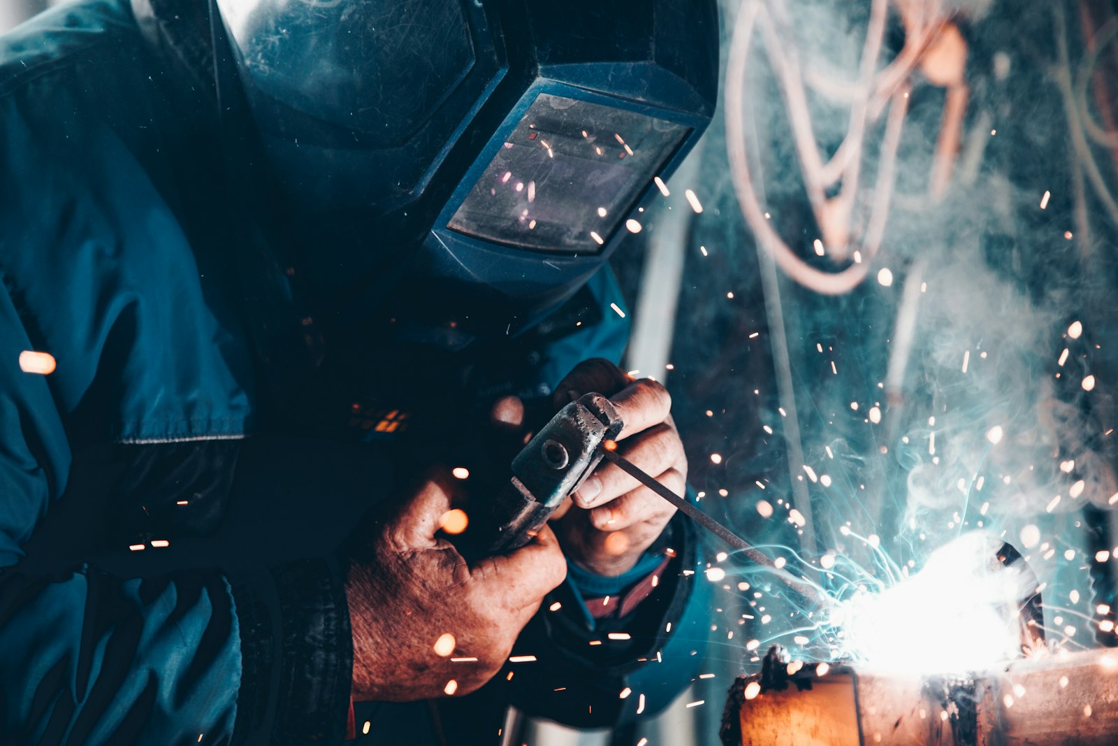 Machinery on a modern manufacturing floor